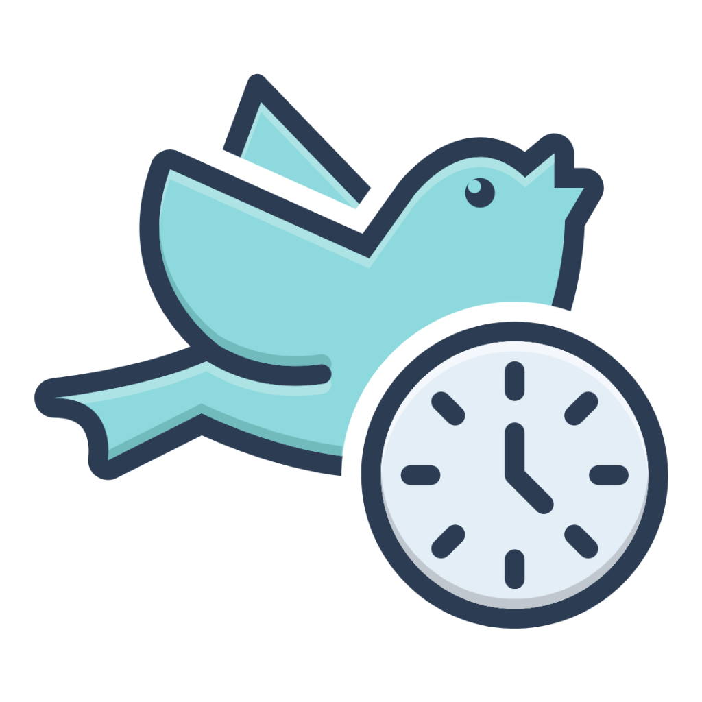 Traits of an early bird image